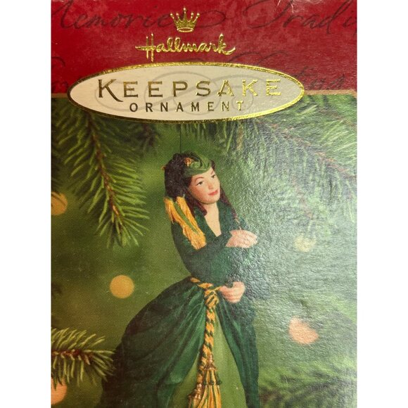 Scarlett OHara Hallmark Keepsake Ornament 2000 Collectors Series Handcrafted - Picture 10 of 10